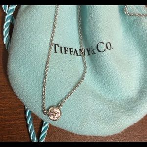 Tiffany & Co .14 Diamond by the yard necklace